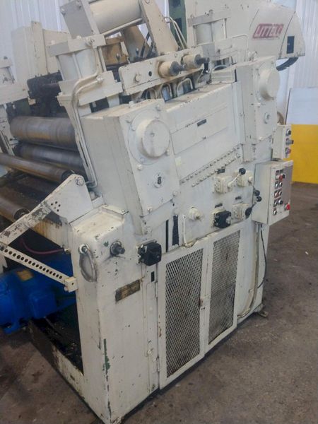 30" X .125" LITTELL MODEL #632D-7PD POWERED STRIP STRAIGHTENER WITH PEELER: STOCK 14128
