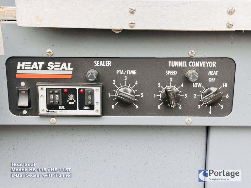 HEAT SEAL Model: HS-115 & HS-115T  ||  Combination L-Bar Sealer & Heat Tunnel