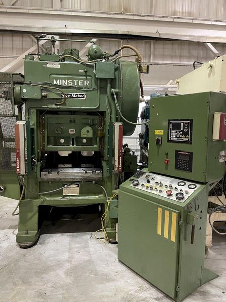 60 ton Minster Model P2-60-36 Piece-Maker Used Highspeed Straight Side Mechanical Metal Stamping