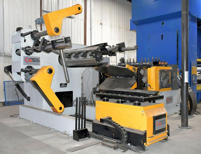 51" x .177" Coil-Tech Space-Saver Servo Coil Feed Line For Sale, 30,000 lbs. Coil Capacity, Year