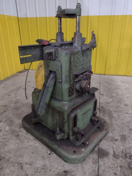 6 TON TISHKEN 2 POST MODEL #CO-2HW CUT OFF PRESS 1.5" STROKE: STOCK #23570