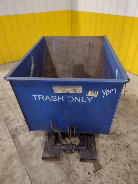 1 YARD X 6,000 LBS VESTIL MODEL #D-HOP-100-HD SELF DUMPING HOPPER: STOCK #22488