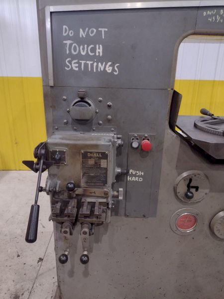 36" DOALL MODEL 3613-2 VERTICAL SAW: STOCK #21721