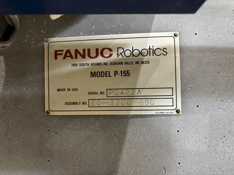 FANUC ROBOTICS MODEL #P-155-6-J2 PAINT ROBOT: STOCK #21070