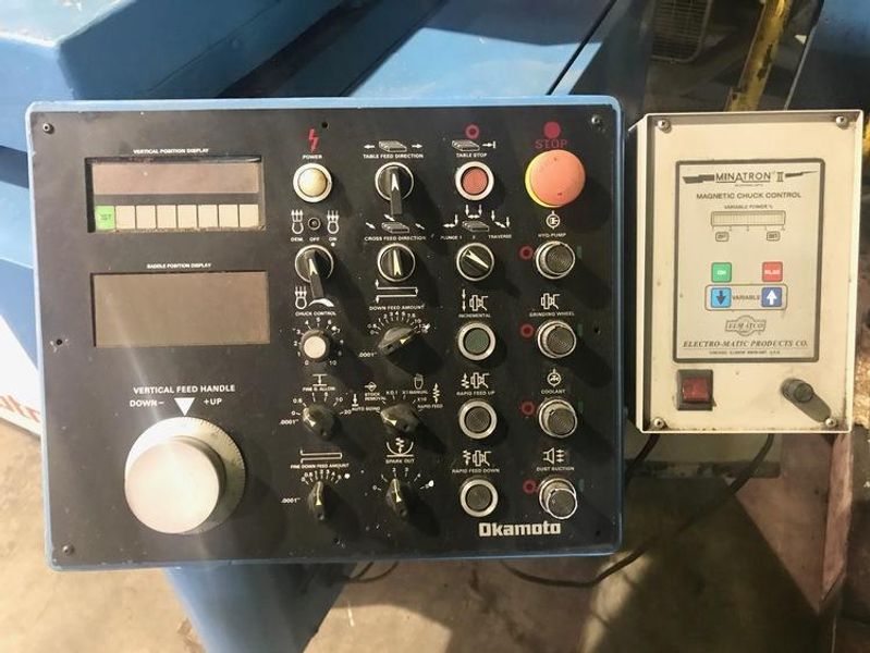 16' X 32' OKAMOTO HORIZONTAL SURFACE GRINDER: STOCK #72542