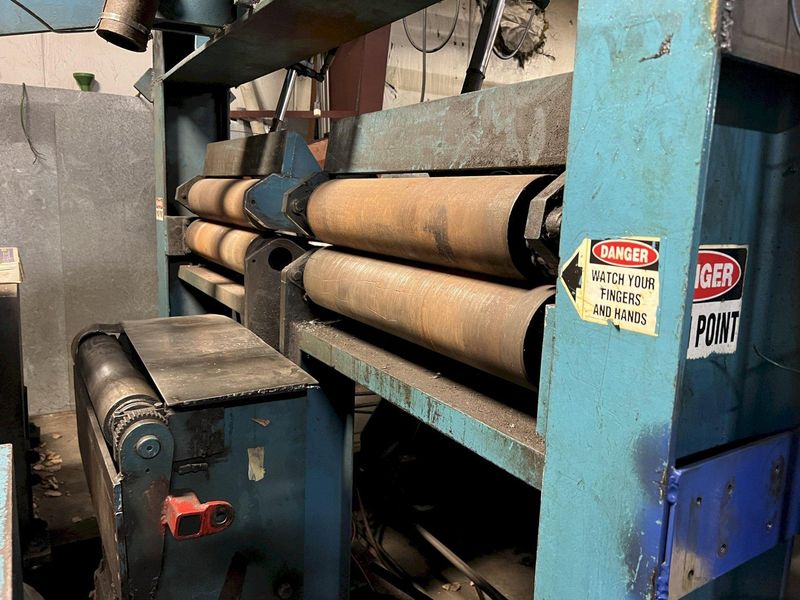 72" X .135" RBI (RED BUD INDUSTRIES) MODEL #SM6-72 AUTOMATIC CUT-TO-LENGTH (CTL) BLANKING LINE: