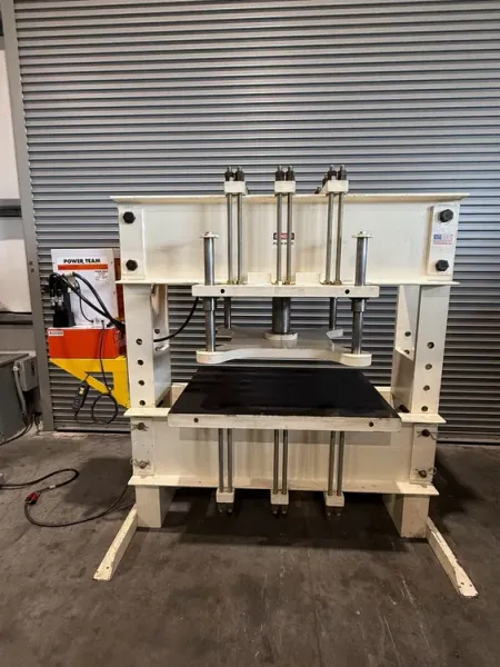 POWER TEAM 150 Ton Hydraulic H Frame Press 3 H.P. USA #7704