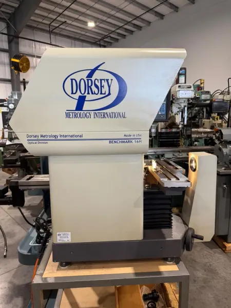 16” DORSEY 16H OPTICAL COMPARATOR DRO 2003’ #7772