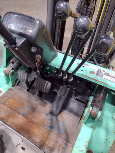 5,000 LB MITSUBISH MODEL #QA14  PROPANE FORKLIFT TRUCK: STOCK #19603