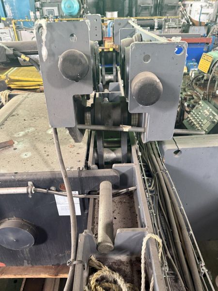17.5 TON (2014) KONE-CRANES MODEL #CXT60410160P75GGN0S SINGLE GIRDER OVERHEAD CRANE HOIST & TROL