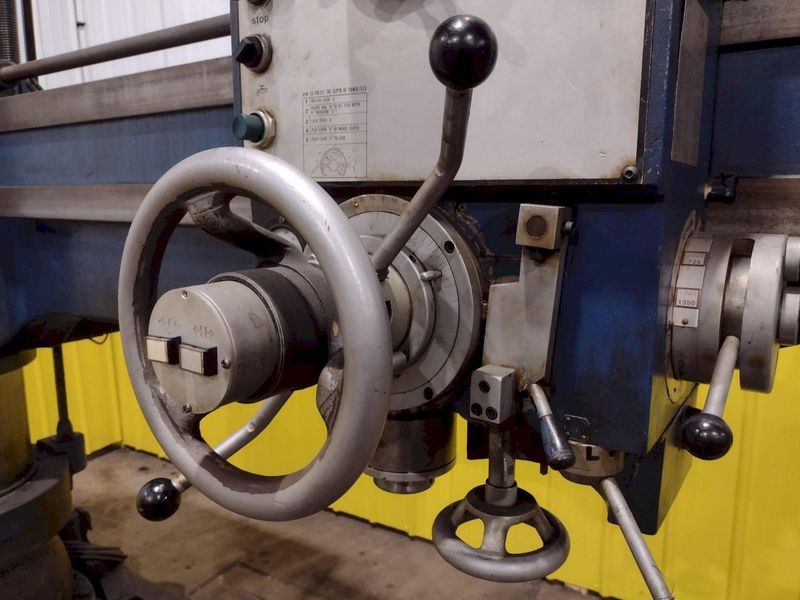 5' x 13" SHARP MODEL #RD-1600 RADIAL ARM DRILL: STOCK #18542