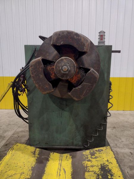 6,000 LBS AMERICAN MODEL #1000 MOTORIZED COIL REEL UNCOILER & COIL CAR: STOCK #21322