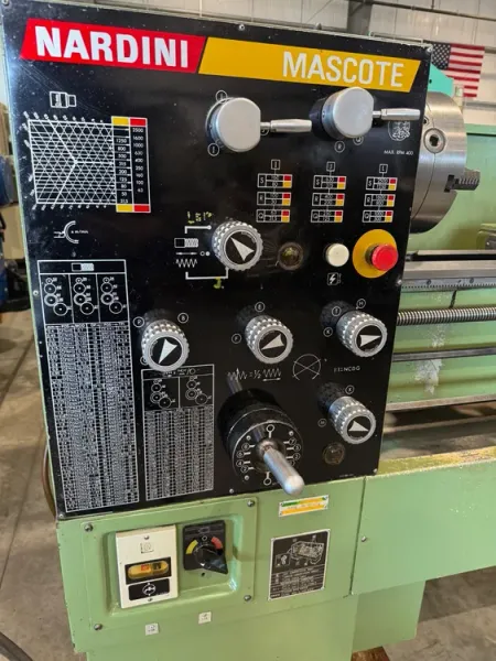 NARDINI MASCOTE MS-1440 14”/19.75” x 40”cc Gap Bed Lathe #7980