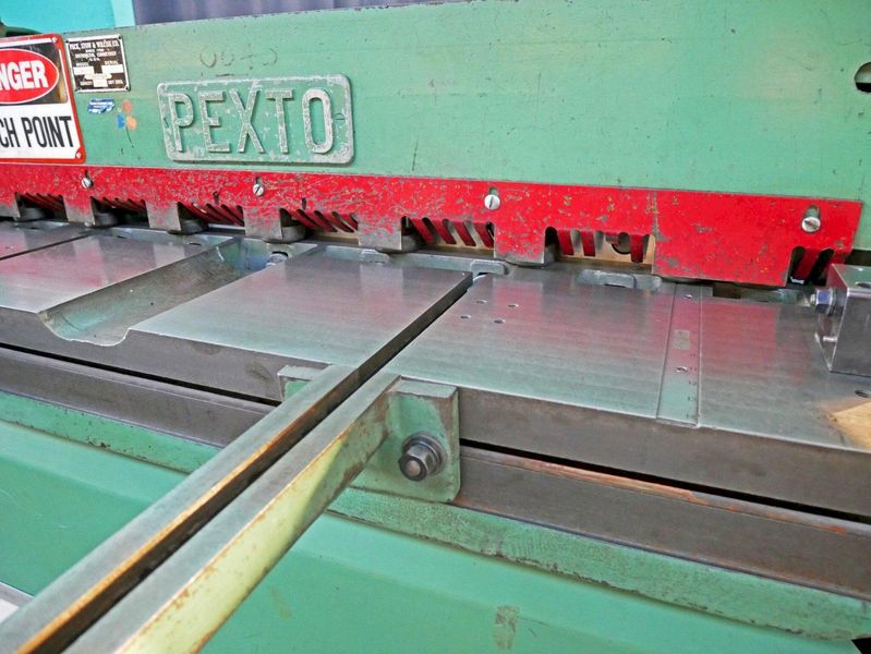 Peck, Stow, & Wilcox (Pexto) 4' x 12 Gauge Power Squaring Shear, 12-U-4H