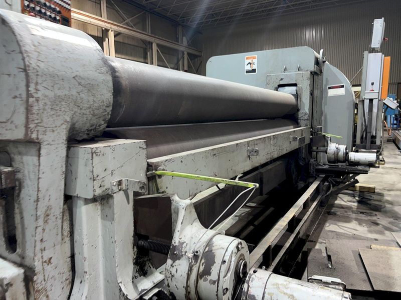 10' X 5/8" BERTSCH MODEL #11 INITIAL PINCH PLATE ROLL: STOCK #10399