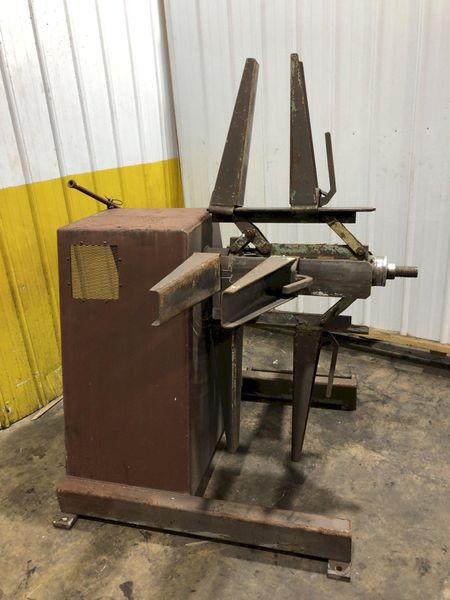 4000 LB 2 TON X 24" MECON  PULL OFF SINGLE END COIL REEL UNCOILER: STOCK 12053