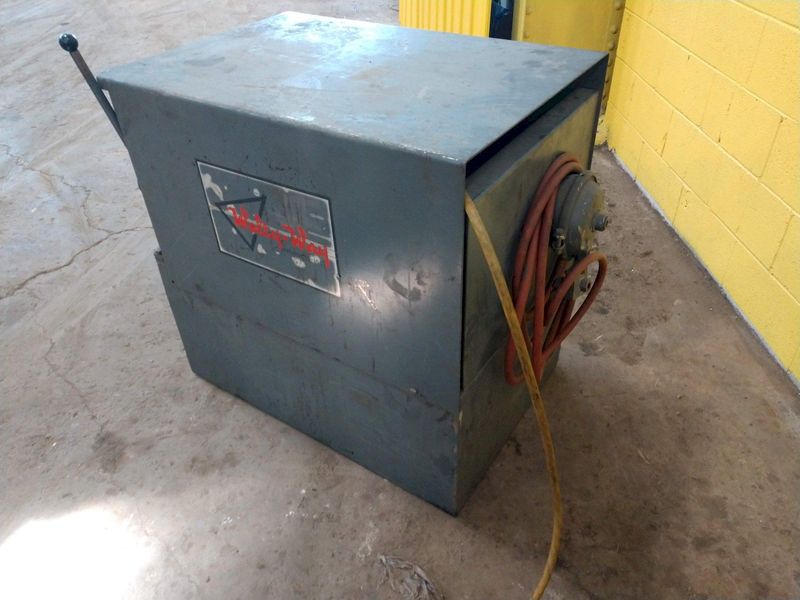 12" WELTY WAY HVAC PIPE COLLAR MAKING MACHINE: STOCK #11360