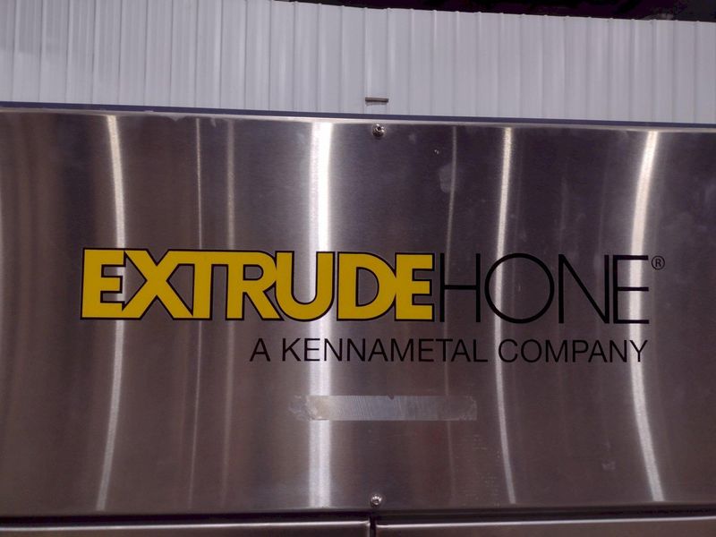 EXTRUDE HONE / SURFTRAN MODEL #STR-1 HIGH PRESSURE WASHER & DEBURRING SYSTEM W/ STORCH DEMAGNETI