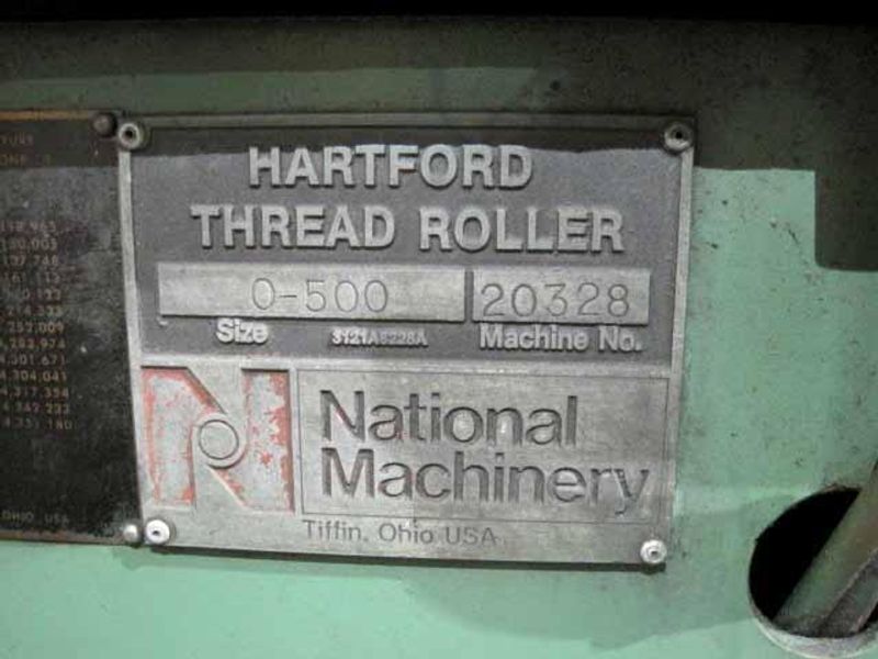 #0 National 0-500  Automated Flat Die Thread Roller