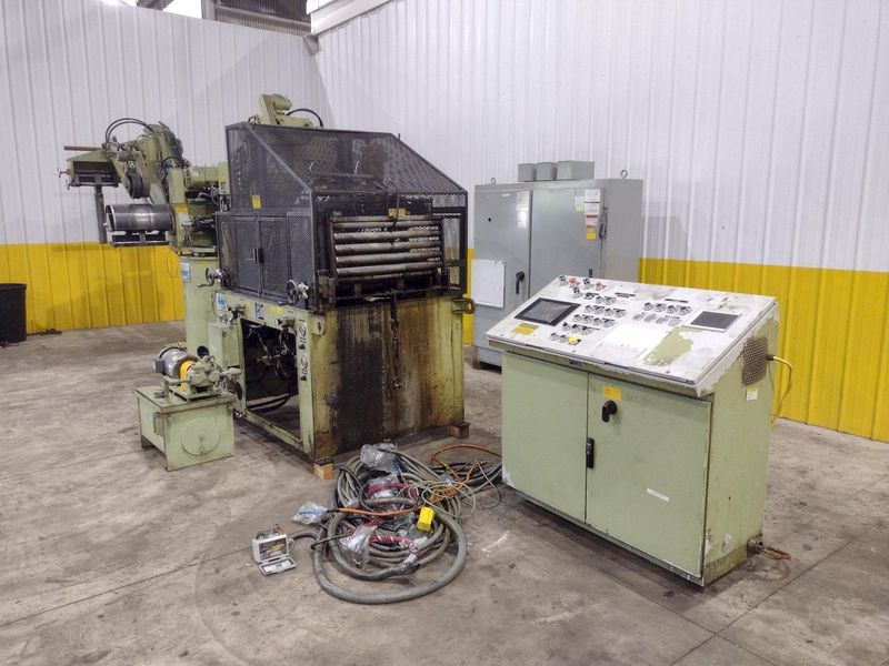 18” X .175”  X 8,000 LBS CWP MODEL #SFAC4-20 SPACE-SAVER AUTOMATIC DOUBLE END SERVO COIL FEED LI