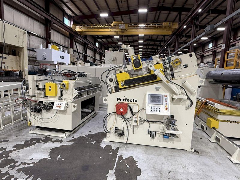 60,000 lbs. x 72" wide Perfecto Complete Coil Feed Line For Sale