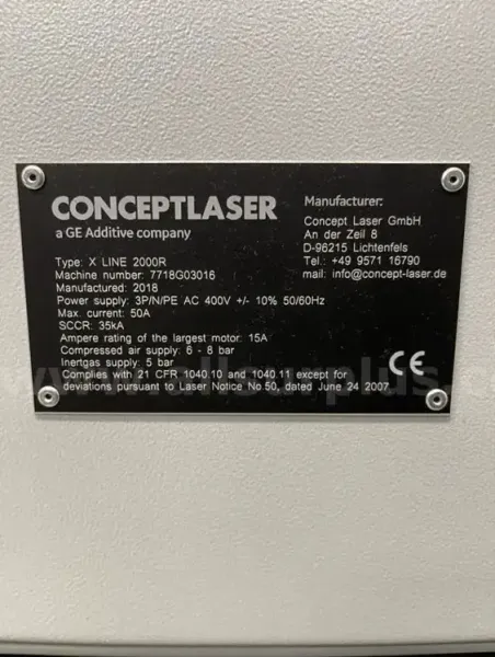 Concept Laser X Line 2000R 3D Printer