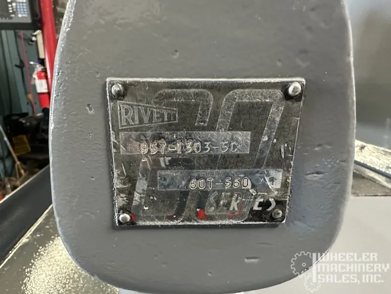 RIVETT 957-1303-5C HIGH PRECISION SECOND OPERATION LATHE 9" x 20" #6282 #1