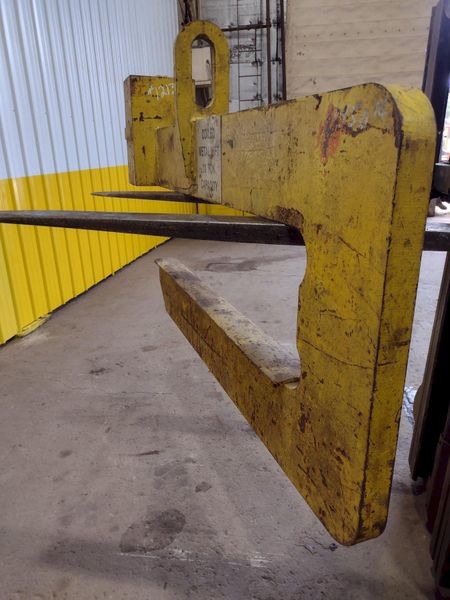 20,000 LB 10 TON X 60" BUSHMAN MODEL 624 COIL LIFTER C-HOOK: STOCK #12130
