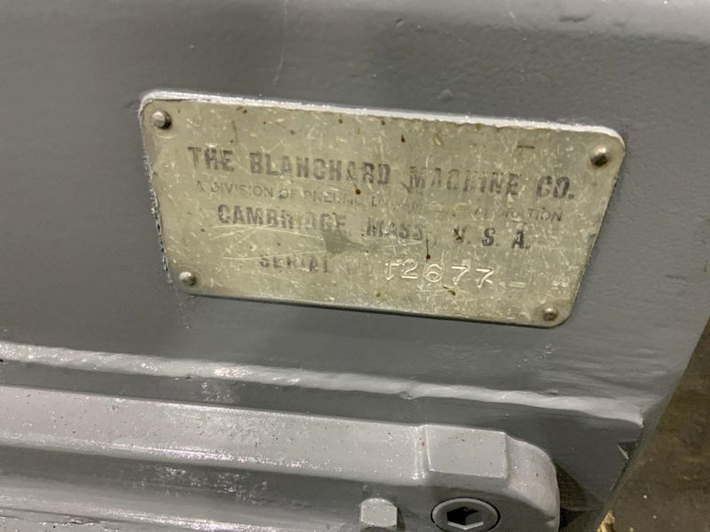 42" BLANCHARD 22-42 ROTARY SURFACE GRINDER: STOCK #80607