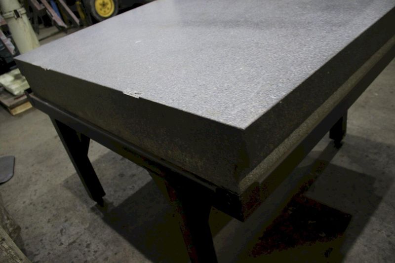 60" X 48" X 10" TRU STONE GRANITE TABLE ON STAND: STOCK #76219