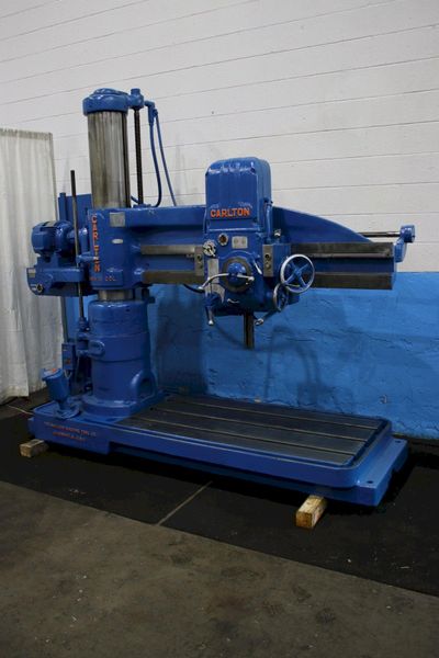 5' X 11" CARLTON RADIAL ARM DRILL: STOCK #76152