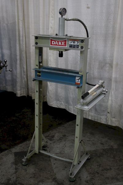 10 TON DAKE H FRAME PRESS: STOCK #75647