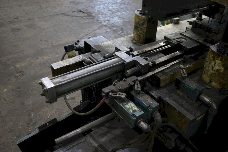 50 TON TISHKEN 3 HEADED PRE PUNCH PRESS: STOCK #75278