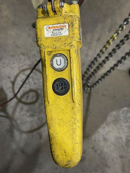 1 TON YALE SINGLE PHASE ELECTRIC HOIST HOIST: STOCK #74837
