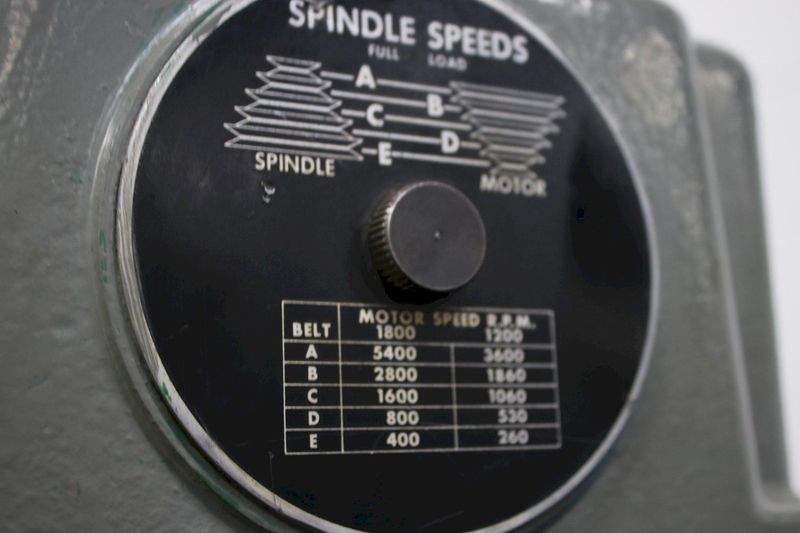 15" CLAUSING SINGLE SPINDLE DRILL:  STOCK #74654