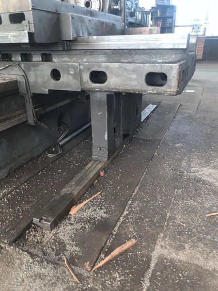 4" GIDDINGS & LEWIS MODEL #70A-DP4-T HORIZONTAL TABLE TYPE BORING MILL HBM: STOCK 13393