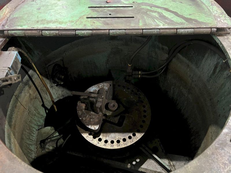 12 CU FT HAMMOND ROTO-FINISH MODEL #ST-12 ROTARY BOWL VIBRATORY PARTS DEBURRING FINISHER: STOCK