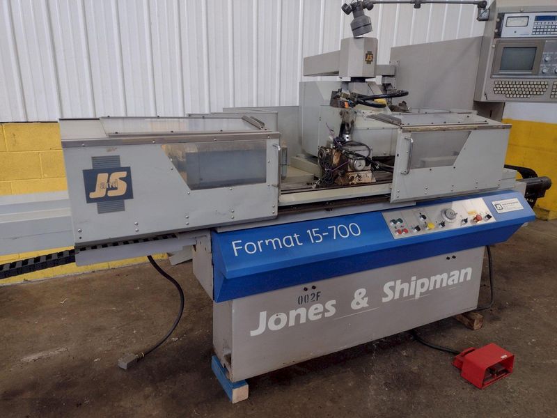 9.4" X 27" JONES & SHIPMAN MODEL #FORMAT 15-700 CNC CYLINDRICAL GRINDER: STOCK #16131