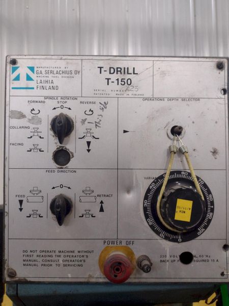 6-3/4" T-DRILL MODEL #T-150 PIPE COLLARING MACHINE: STOCK #15865