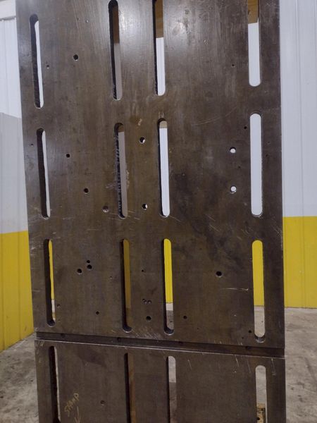 96" H X 36" W X 36" D PRECISION HIGH HEAVY DUTY SLOTTED ANGLE PLATE: STOCK #23015