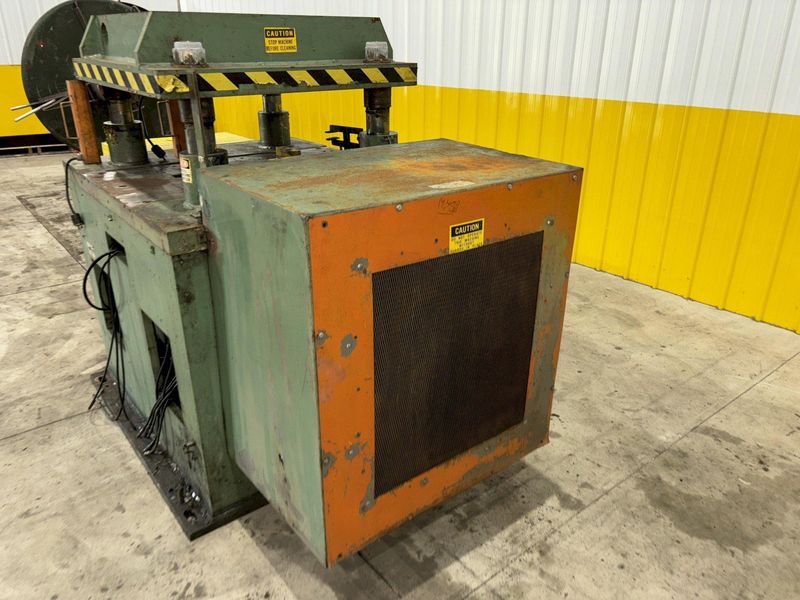 60 TON DAHLSTROM 4 POST MECHANICAL CUTOFF PRESS, 3" STROKE: STOCK #21190
