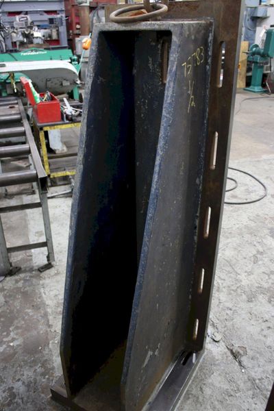1 SET OF 20" X 63" CUSTOM SLOTTED ANGLE PLATES: STOCK #75783