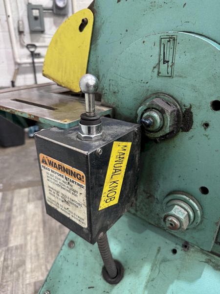 50 TON PIRANHA P3 HYDRAULIC IRONWORKER: STOCK #80707