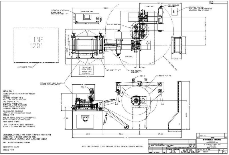 18” X .175”  CWP MODEL #SFAC4-20 SPACE-SAVER AUTOMATIC DOUBLE END SERVO COIL FEED LINE: STOCK #2