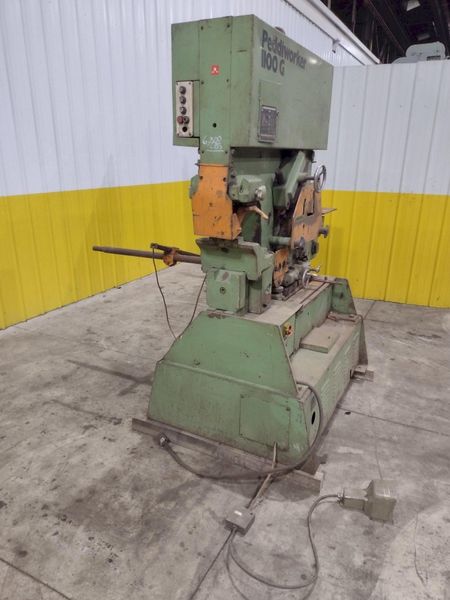 110 TON PEDDINGHAUS "PEDDIWORKER" 1100G HYDRAULIC IRONWORKER: STOCK #22724