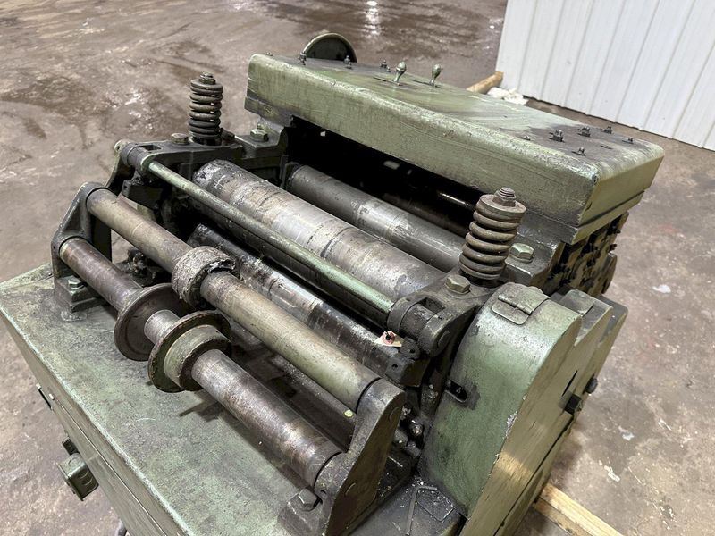 18" x .125" LITTELL MODEL #418HVS-7PD POWERED 7 ROLL COIL STRIP STRAIGHTENER: STOCK #19805