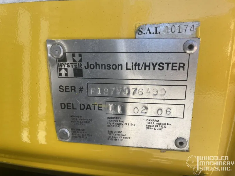 HYSTER S50FT LG Gas Forklift #8027 #1