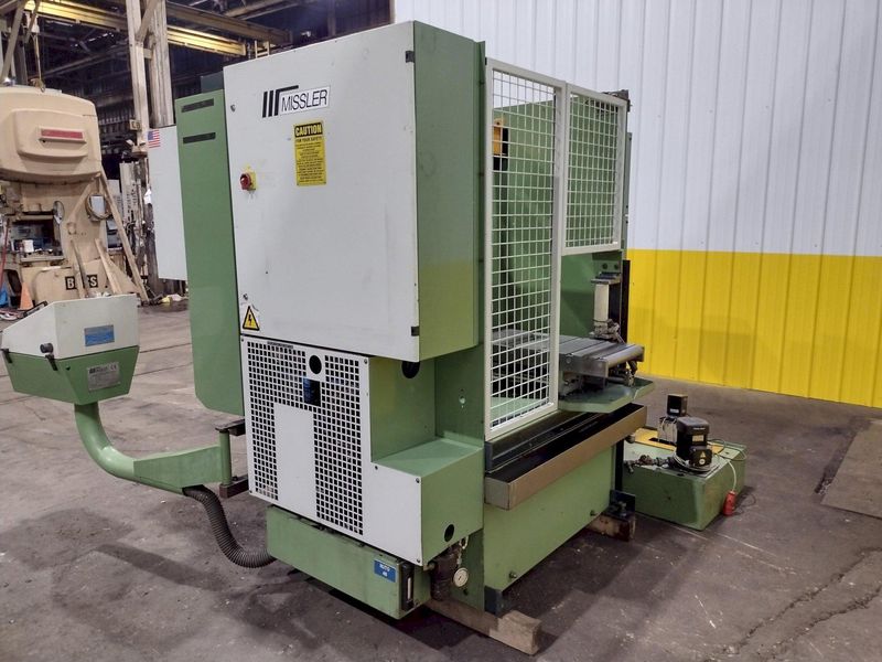 13.4" X 13.4" MISSLER MODEL #DEB-340-CE AUTOMATIC HORIZONTAL BANDSAW, NEW 2000: STOCK #19627