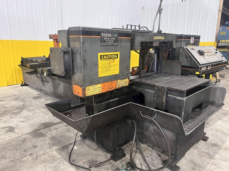 16" X 20" HEM MODEL #H120LA FULLY AUTOMATIC HORIZONTAL BANDSAW, WITH NESTING: STOCK #21753