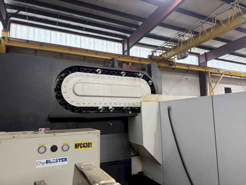OKK, MODEL KCV 800 CNC VERTICAL MACHINING CENTER, 120" X, 33" Y, 28" Z, 40 ATC, 12,0000 RPM, 200